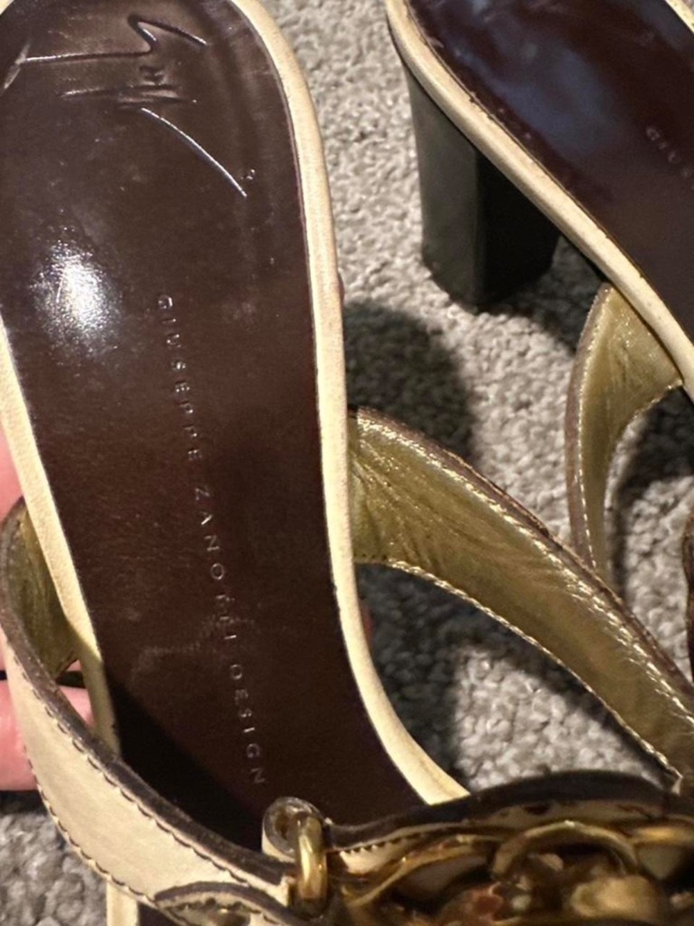 INSANE Giuseppe zanotti tigers eye heels - Picture 5 of 7